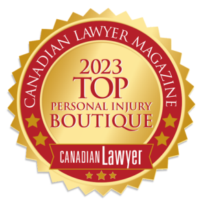 Canadian Lawyer Magazine Top Personal Injury Boutique 2023