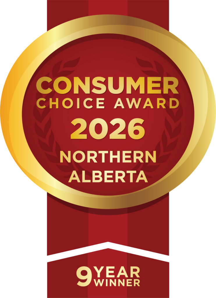 Consumer's Choice Award Northern Alberta 2026 9 years in a row